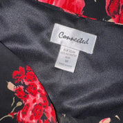 Floral Chiffon Cowl Neck Midi Dress (M)