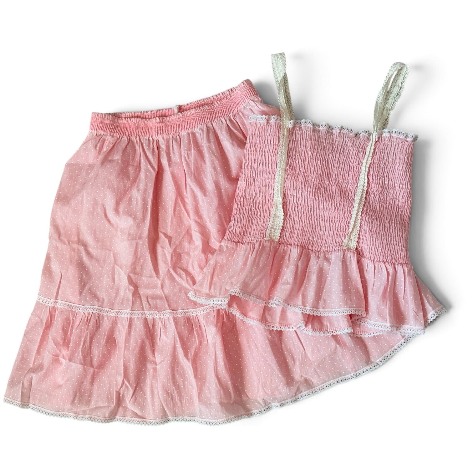 VTG sears coquette skirt set (XS/S)