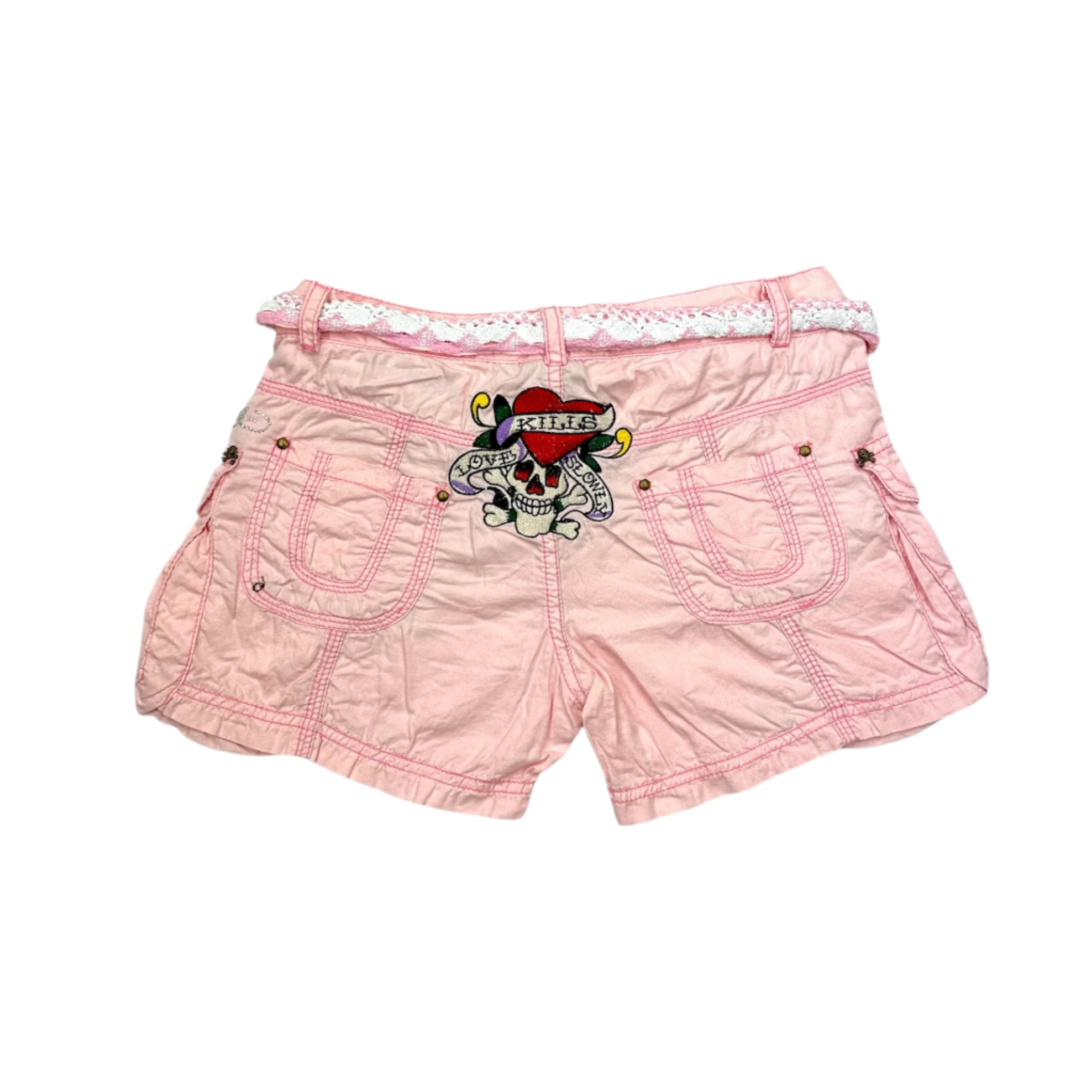 Ed Hardy Pink Shorts (XS)