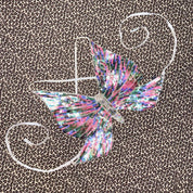 Iridescent Sequin Beaded Butterfly Top (M)