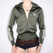 Y2K ADIDAS Green Track Jacket (S/M)