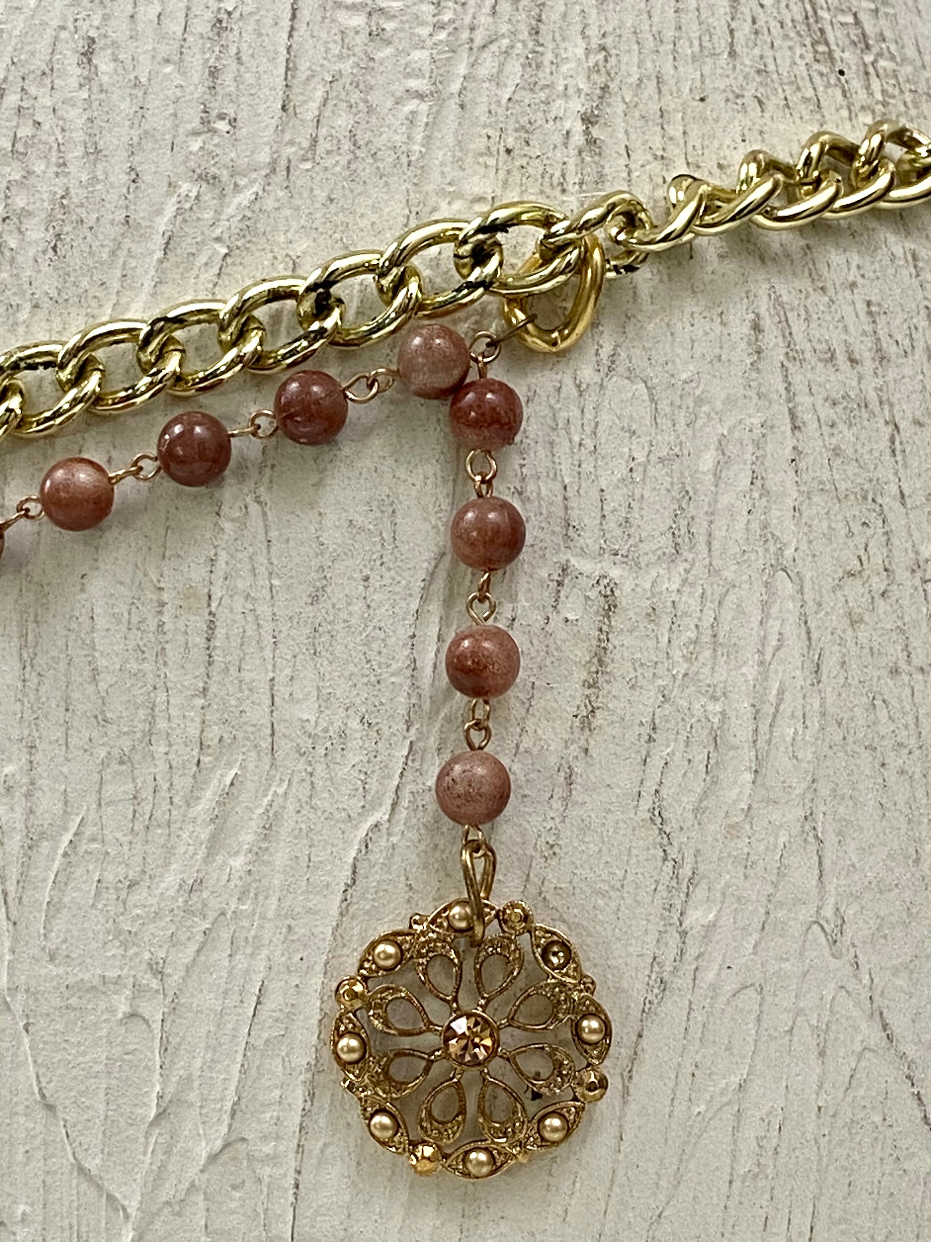 Layers of chains belt