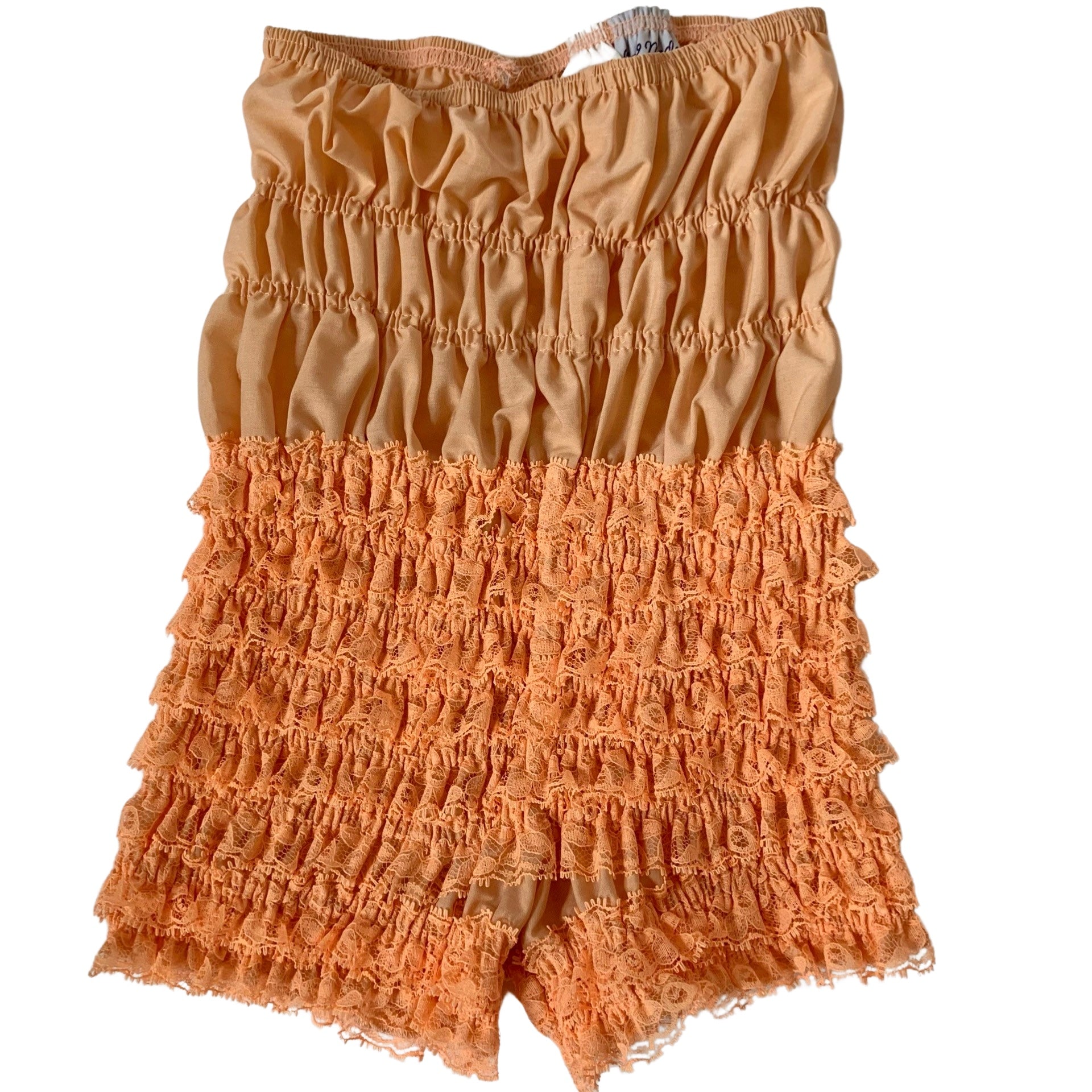 Vintage Creamsicle Ruffle Bloomers (XXS/XS)