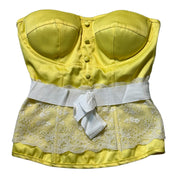 Rare Charlotte Russe satin bustier top (XS/S)