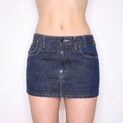 Y2K G-STAR Low Rise Denim Mini Skirt (S)