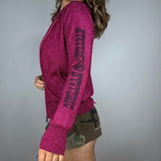 Hysteric Glamour Pink Glitter Hoodie (M/L)