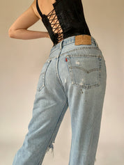 Vintage Distressed Levi’s 501s (M)