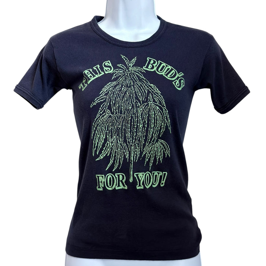 Vintage 70s this buds for you graphic baby tee (XS/S)