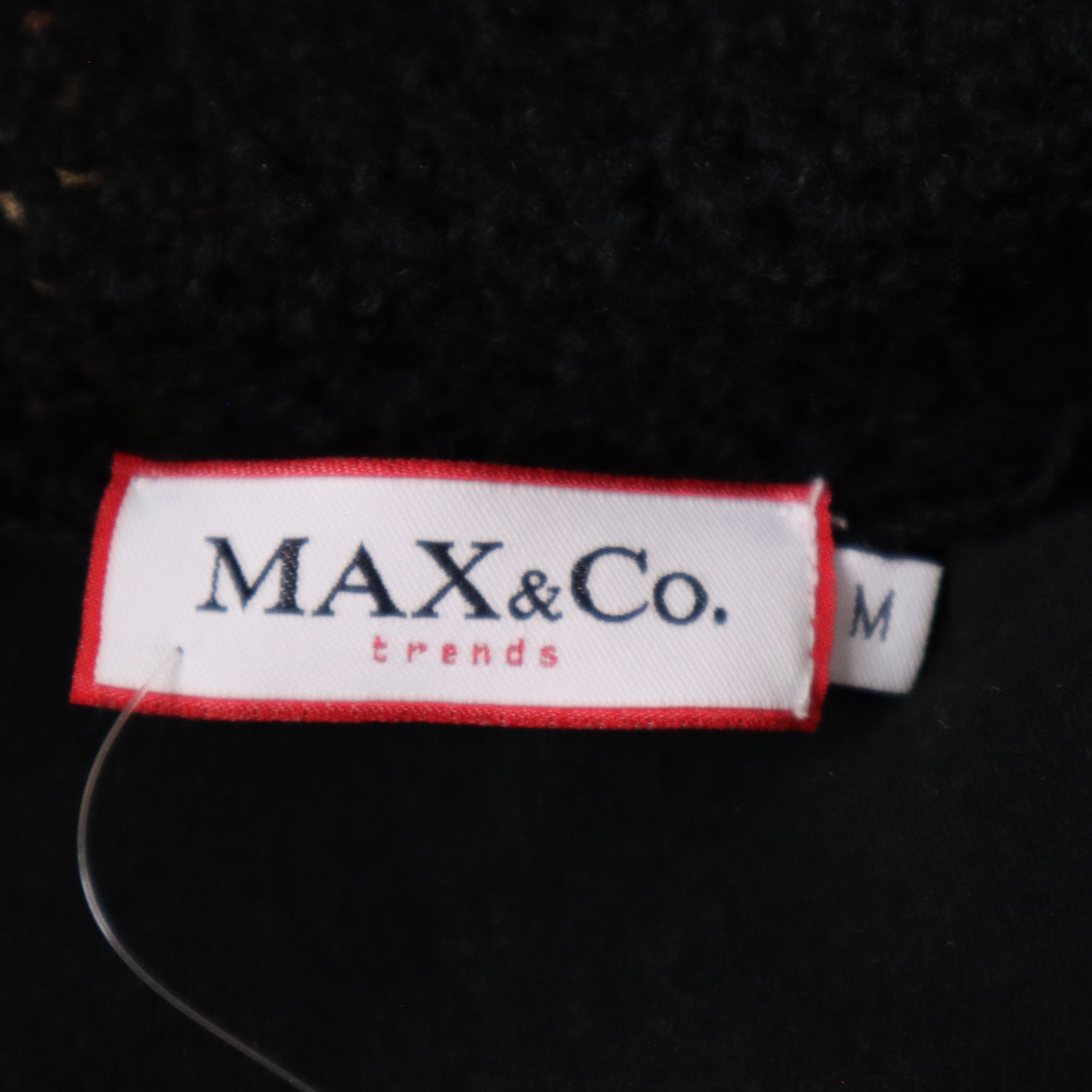 90s Black Knit Mockneck Sleeveless Top (S)