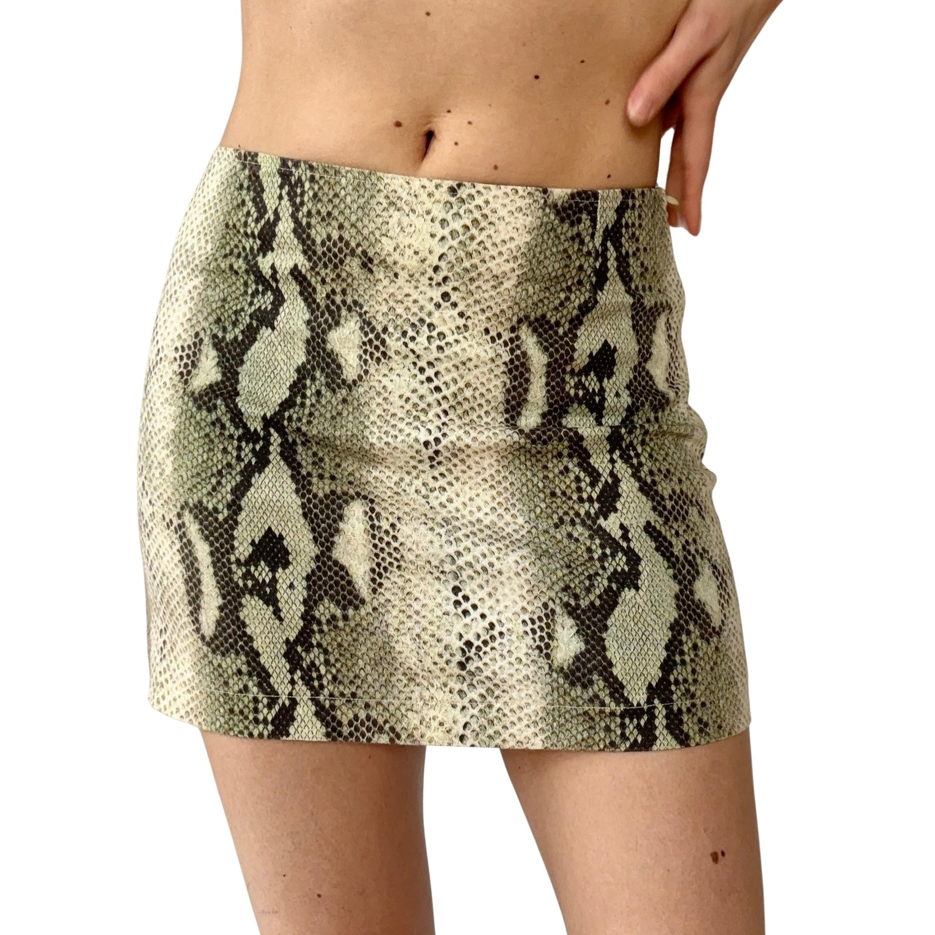 2000s Snake Print Mini (XS)