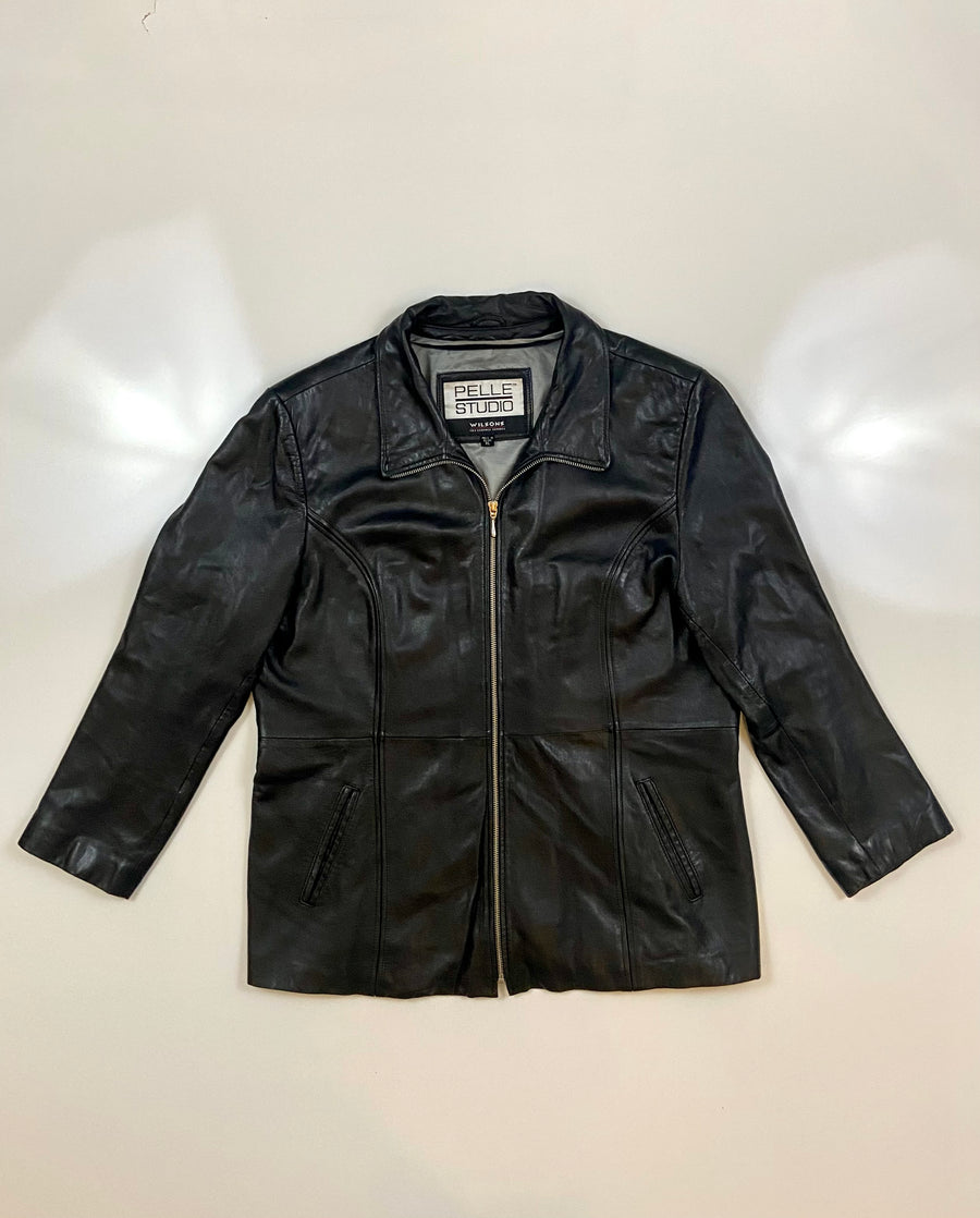 Pelle studio Wilsons black leather jacket
