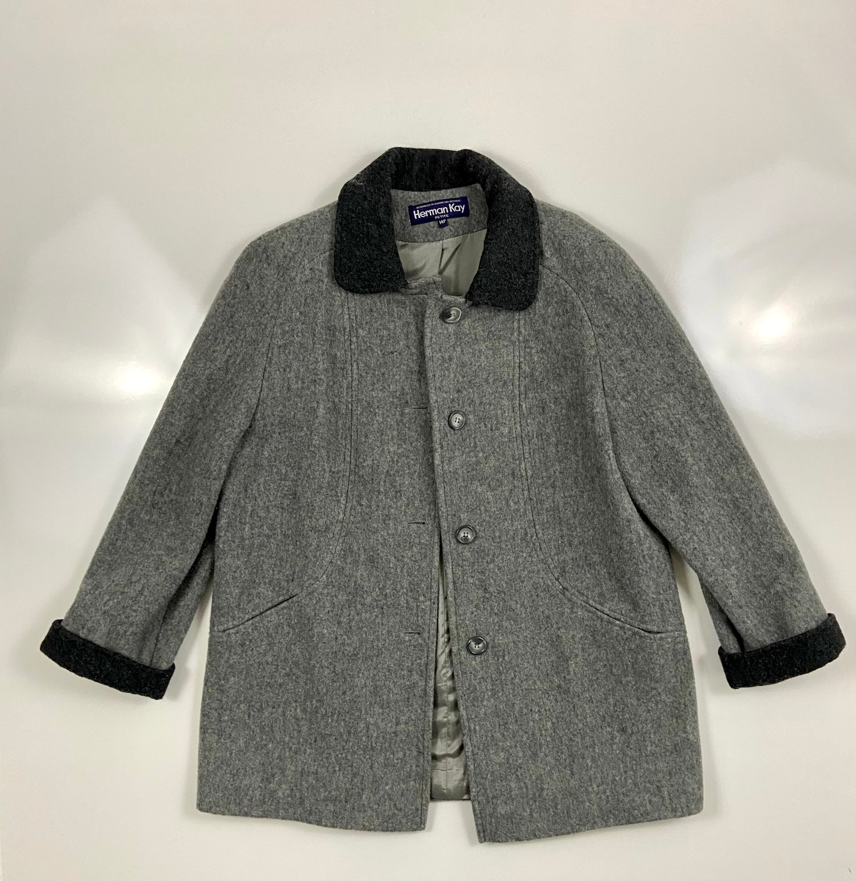 Vintage Herman Kay wool coat