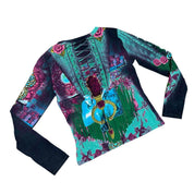 Italian Vintage Maximalist Graphic Long Sleeve (L/XL)
