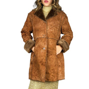 Vintage Furry Faux Sherpa Coat (L)