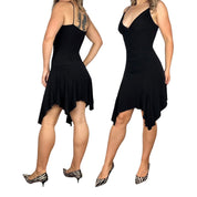 Slinky Ruched Pixie Hem Dress (M)