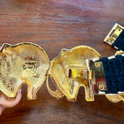 Vintage Gold Elephant Belt