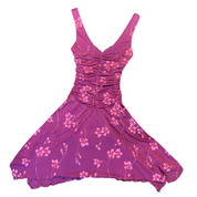 Purple Floral Dancing Queen Dress