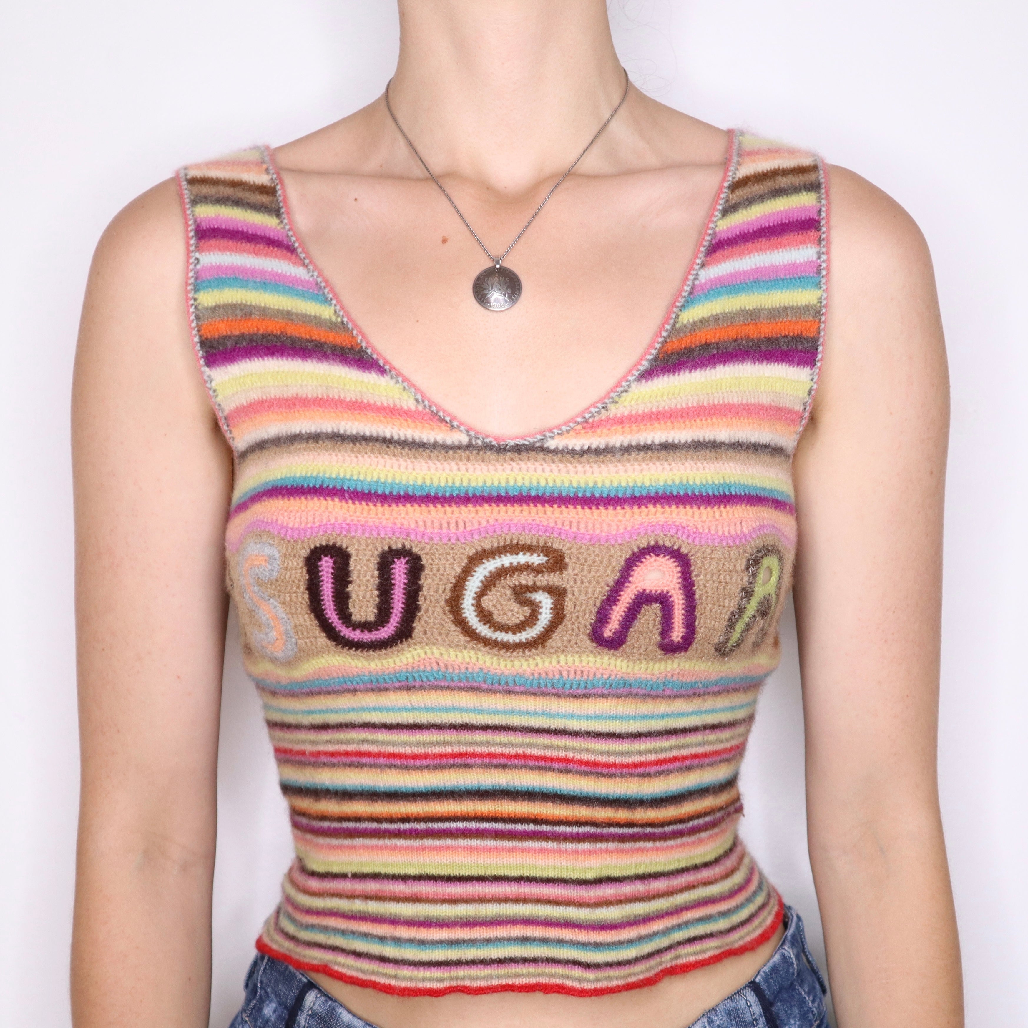 Y2K TSUMORI CHISATO Cashmere Tank Top (S/M)