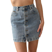 Calvin Klein 90s Denim Skirt (XS)