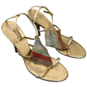 Giuseppe Zanotti Crystal Rainbow Heels (8.5)