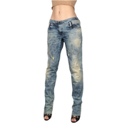 Diesel Distressed Low Rise Jeans (L)