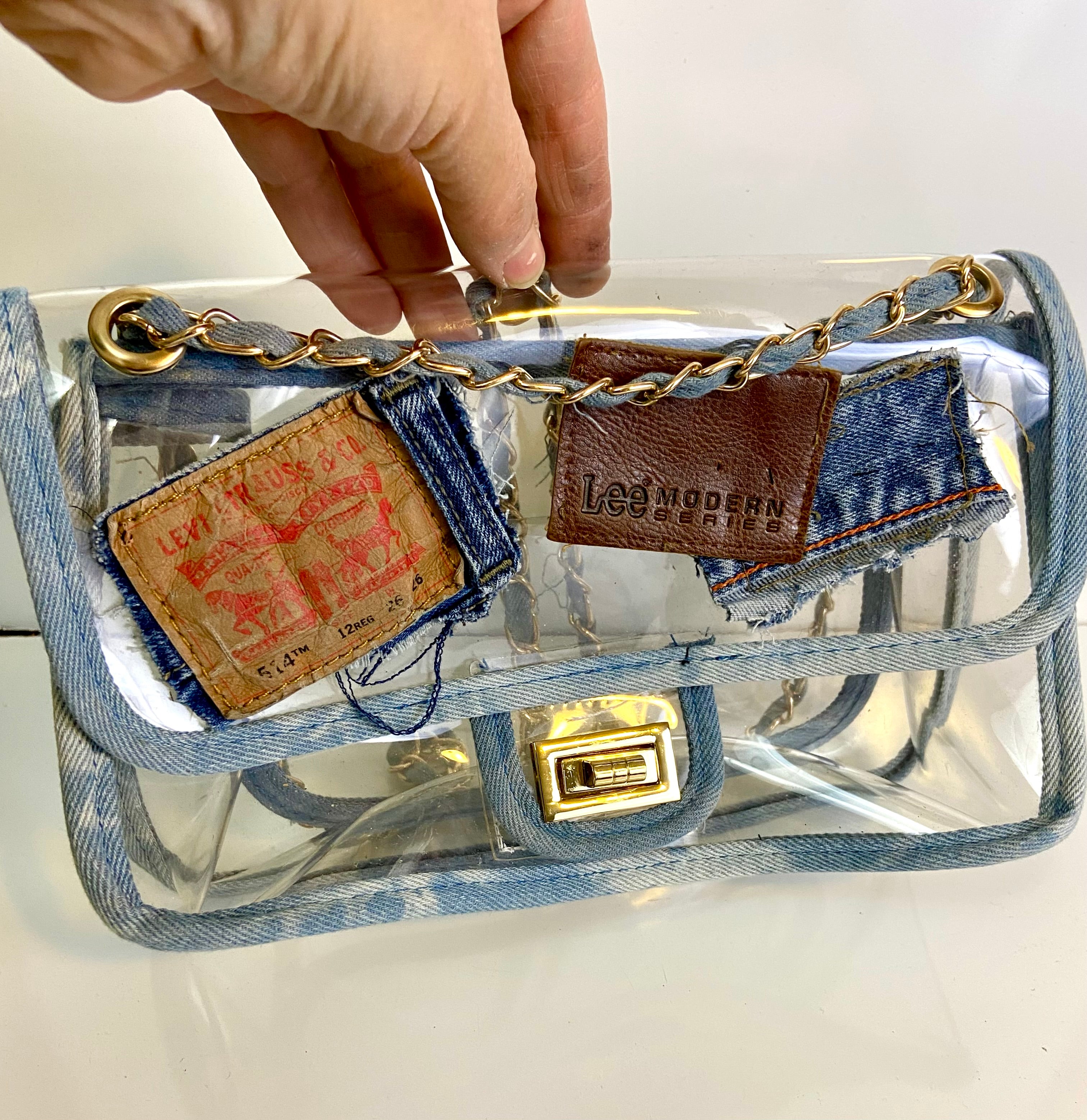 Reworked brands purse