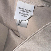 Express Champagne Silk Tank Top (S)