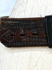 Vintage waist leather belt