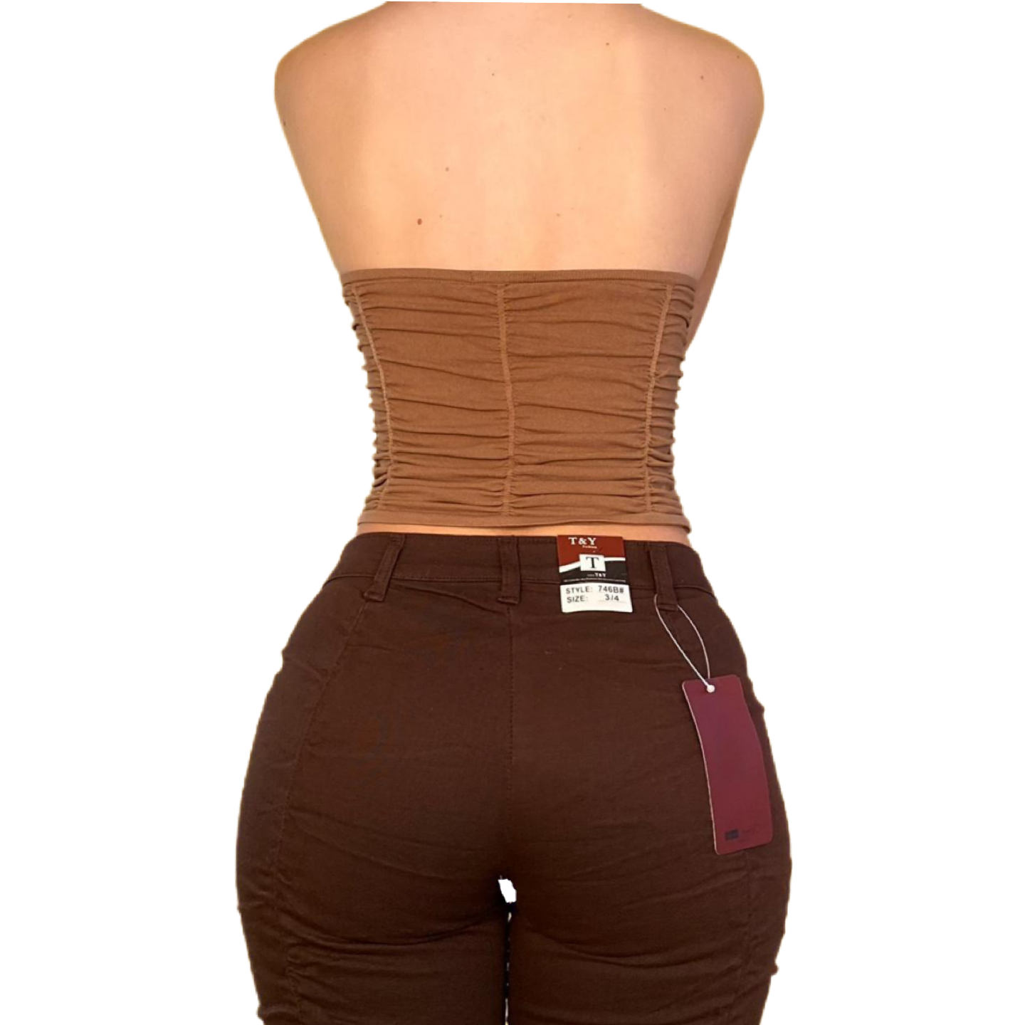 2000’s ruched tube top