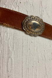 Justin vintage leather belt