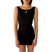 90s Noir Mini Dress (M)