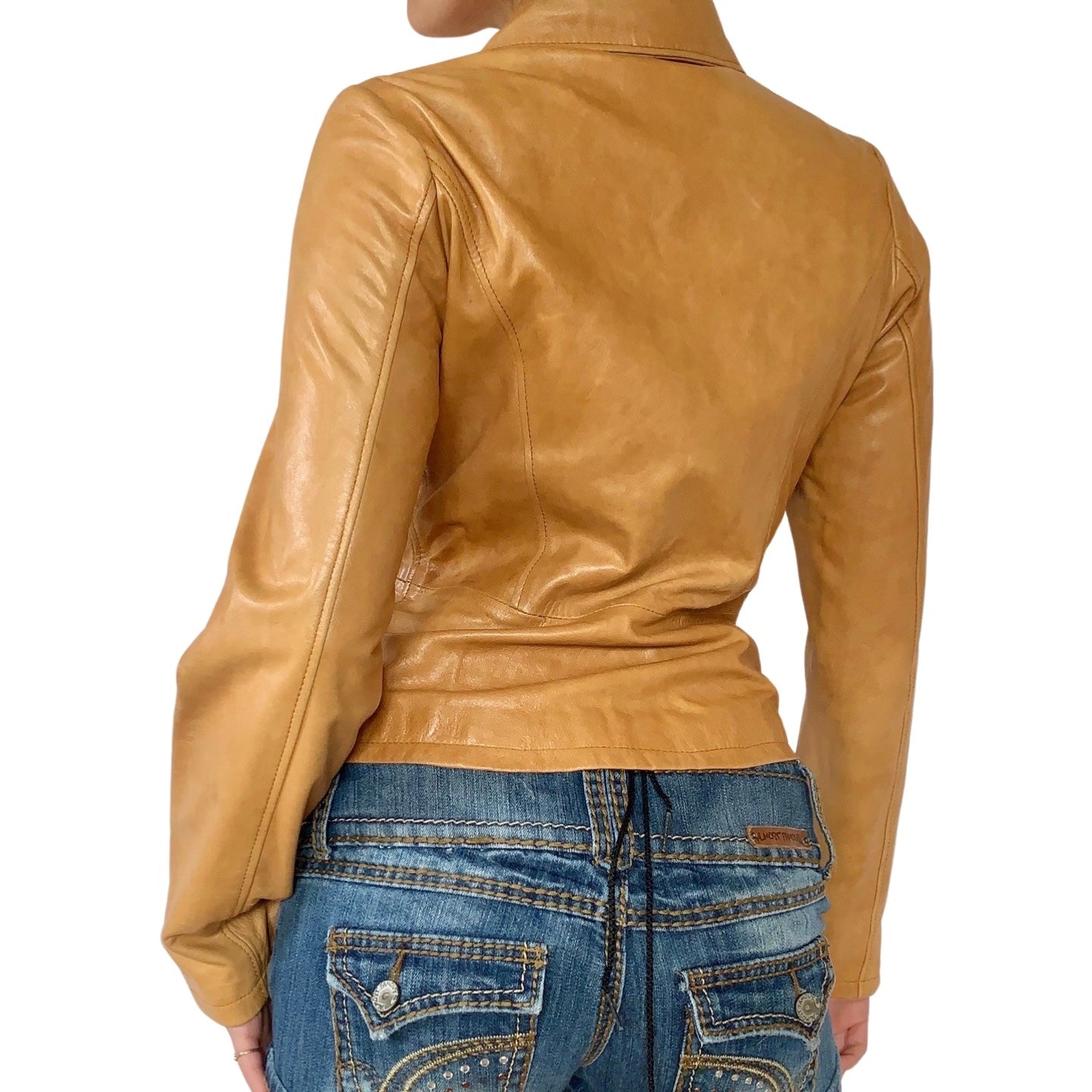 Italian Leather Blazer (S)