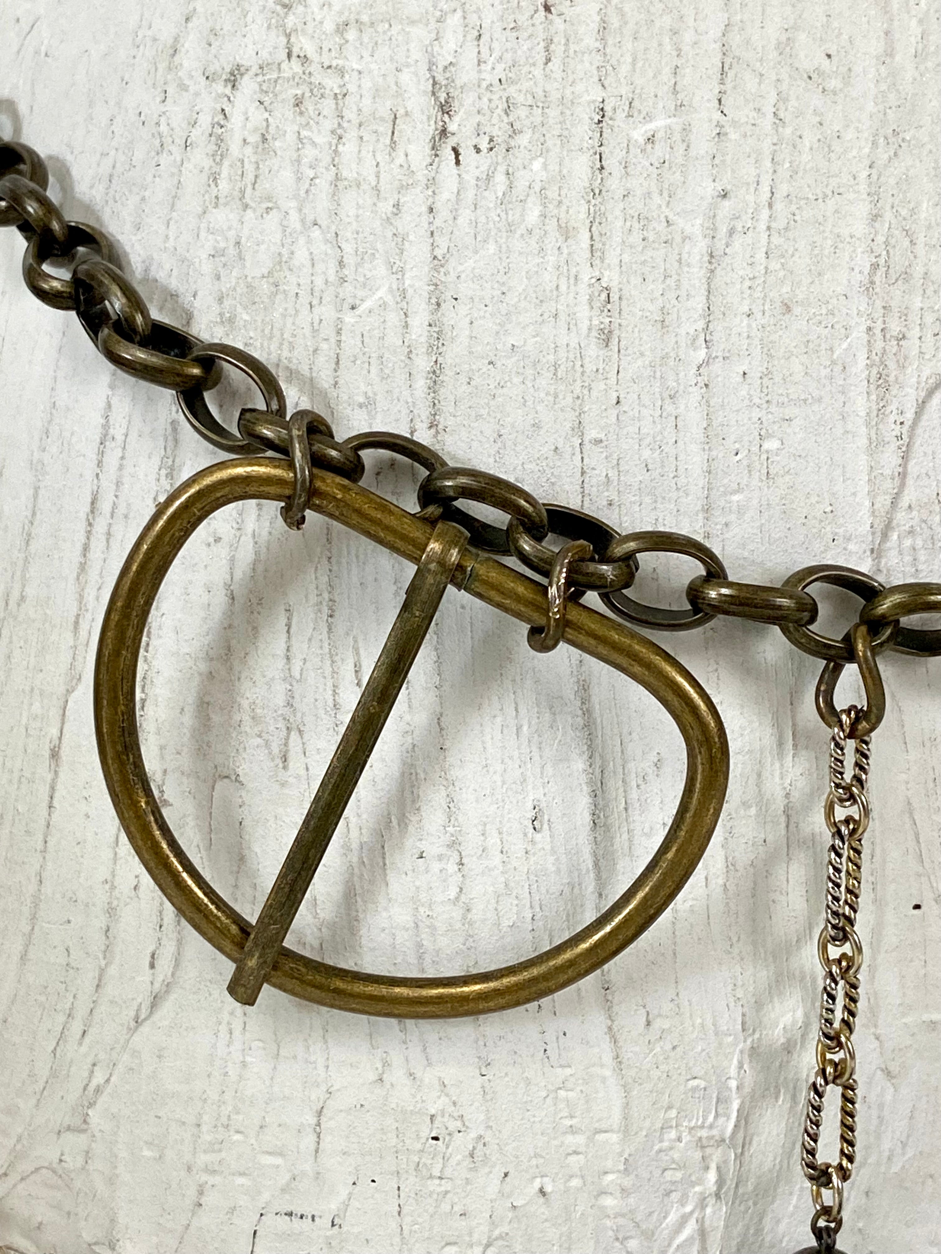 Bronze ton chain belt