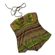 Y2K handkerchief halter top (L)