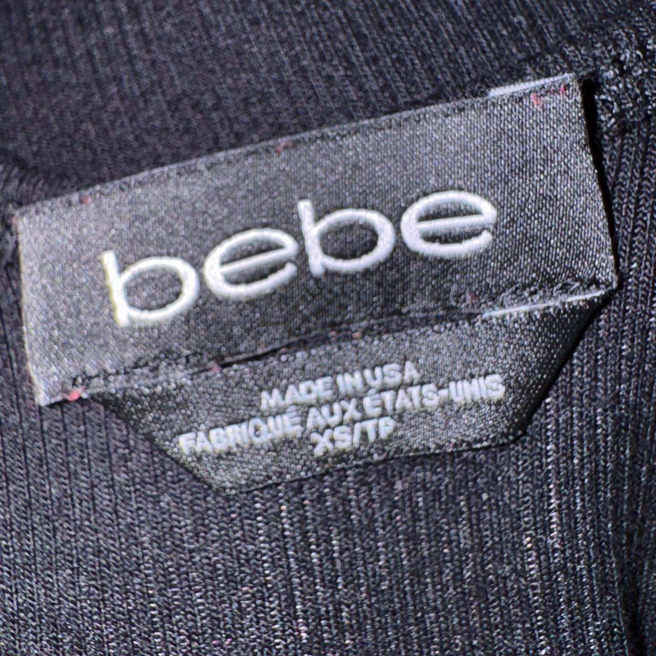 Bebe Rhinestone Logo Maxi Dress (XS/S)