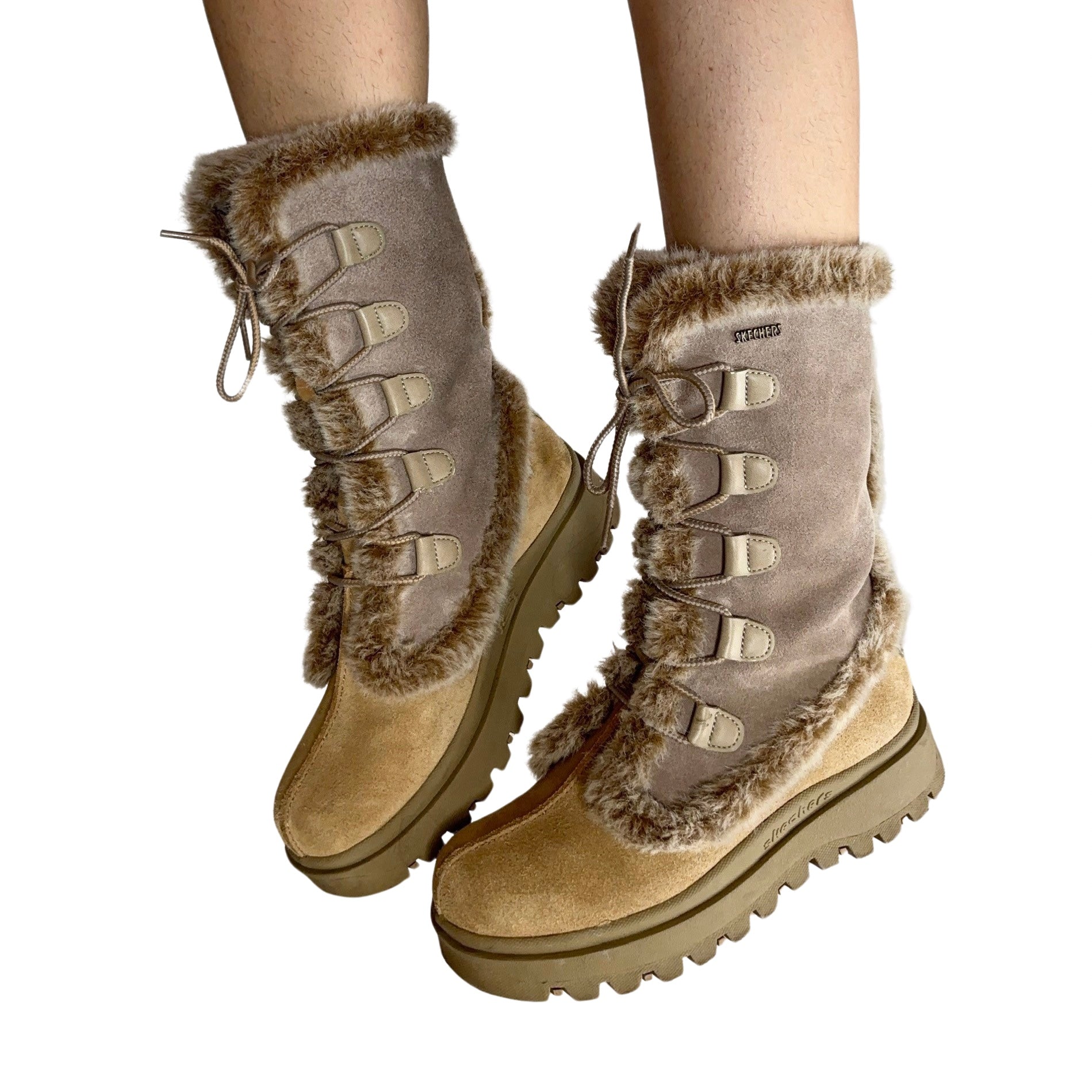 Skechers Lace-Up Boots (7.5)
