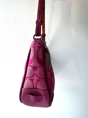 Vintage Rare Hot Pink Coach Demi Shoulder Bag