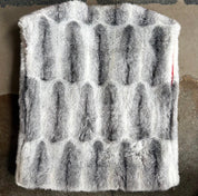 Faux Fur Vest + Matching Hat Set (M-L)