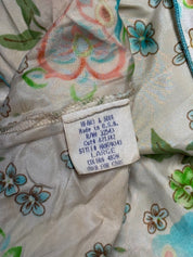 Y2K floral babydoll halter top (M)