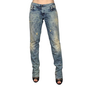 Diesel Distressed Low Rise Jeans (L)