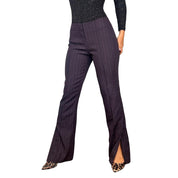 90s Bebe Pinstripe Flares (M)