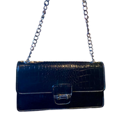 Vintage 2000's LIZ CLAIBORNE purse Croc Embossed...