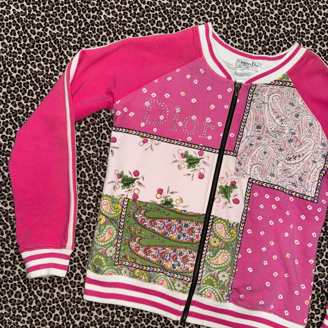 Christian Dior by John Galliano 2002 Varsity Zip Up (M)
