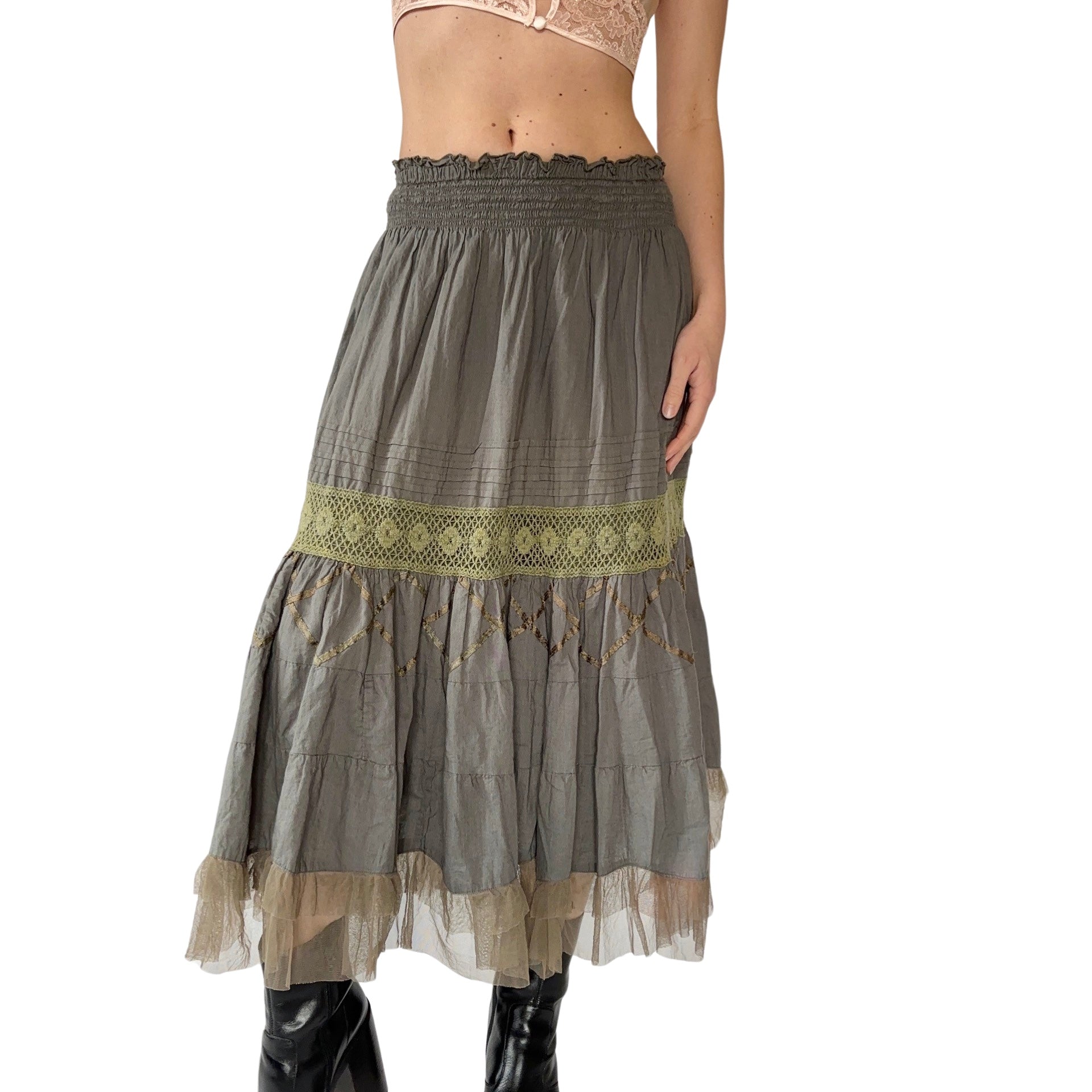 90s Boho Fairy Skirt (XS/S)