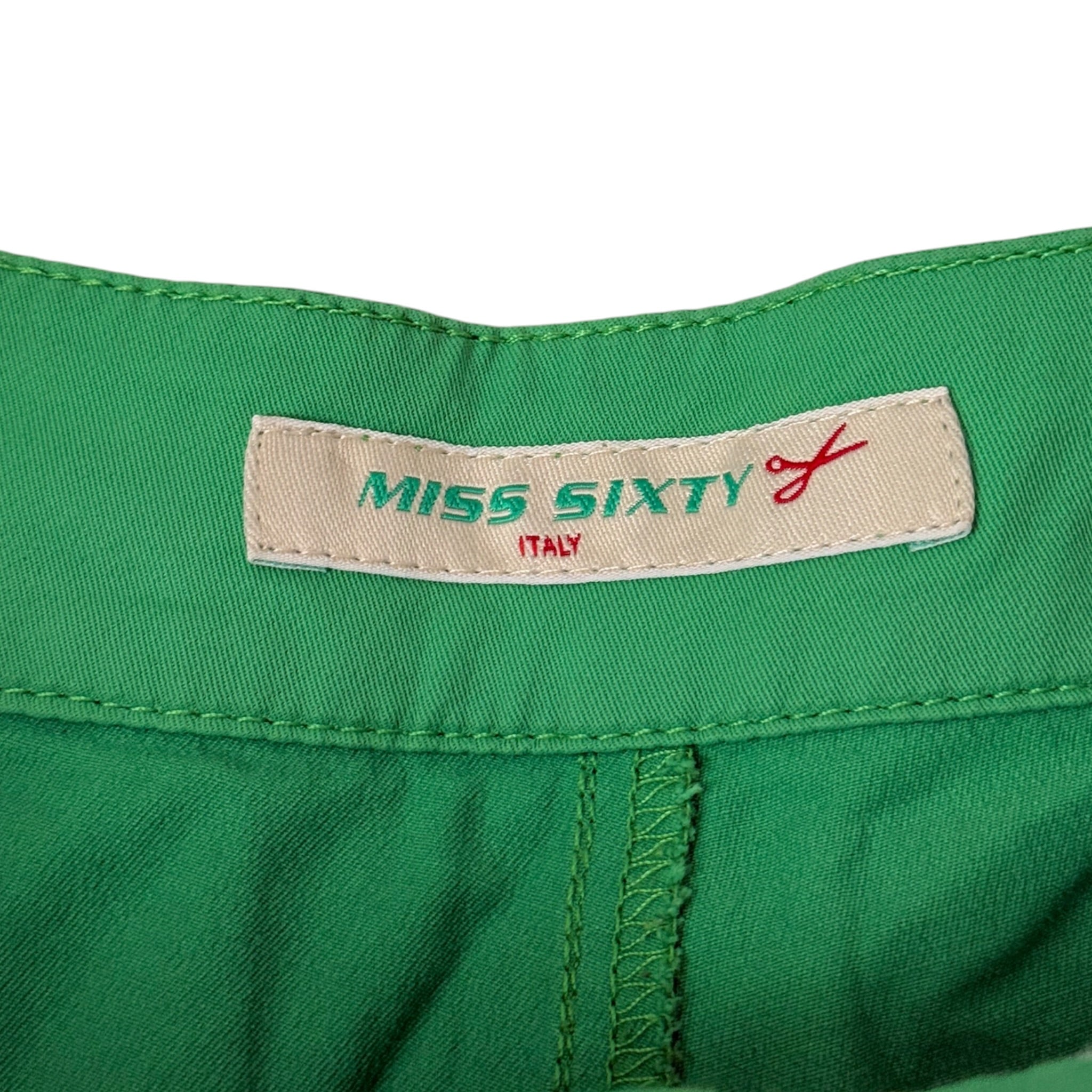 Miss Sixty Green Low Rise shorts (M)