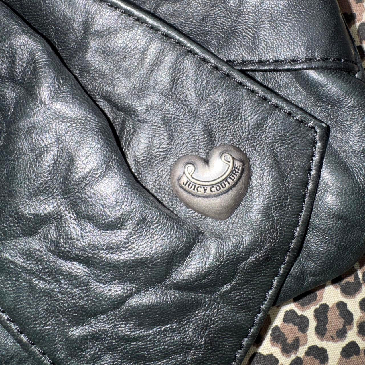 Juicy Couture Lamb Leather Bow Bag