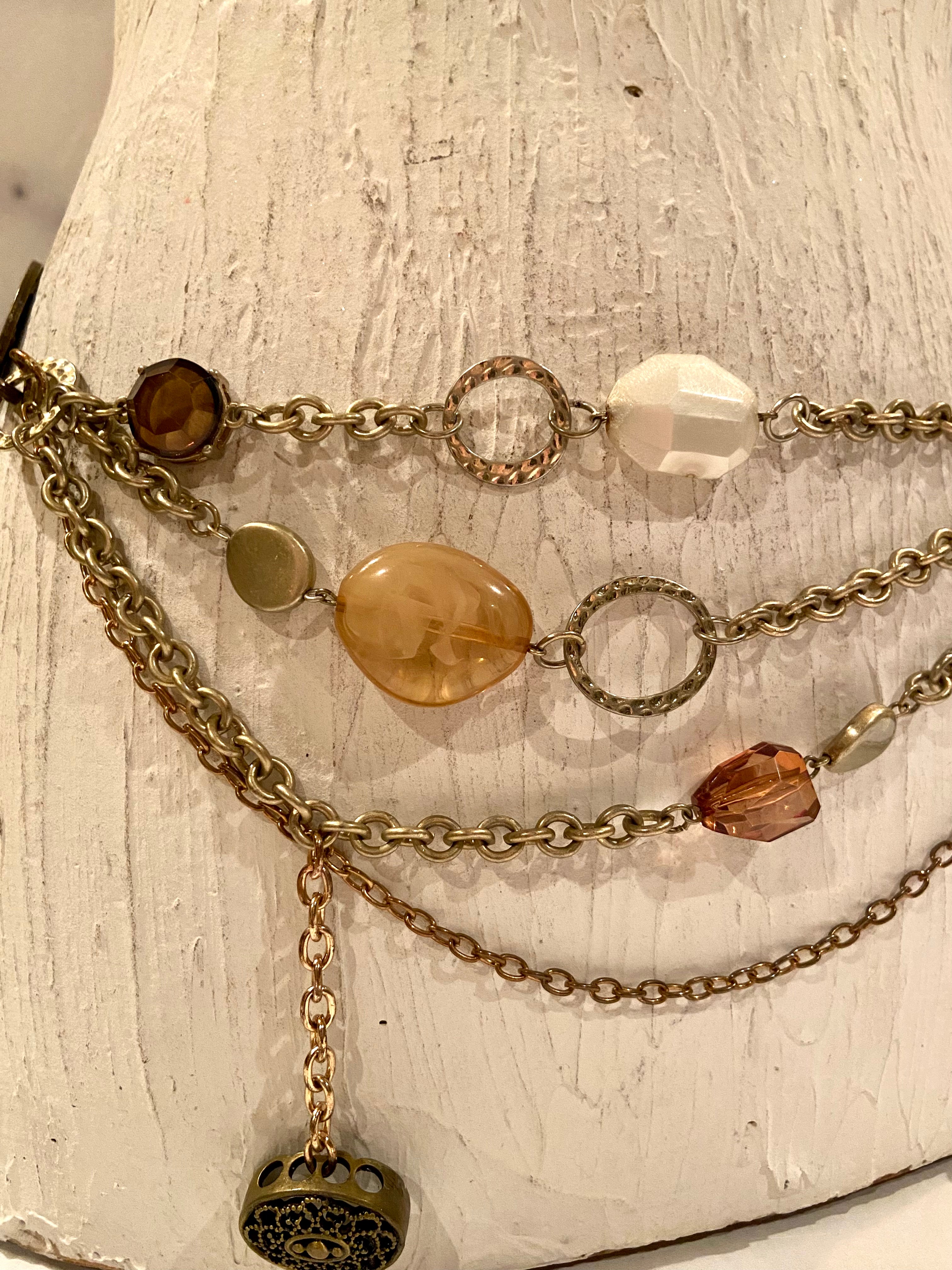 Layers & beads belt