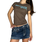 Abercrombie & Fitch Graphic Baby Tee (XS/S)