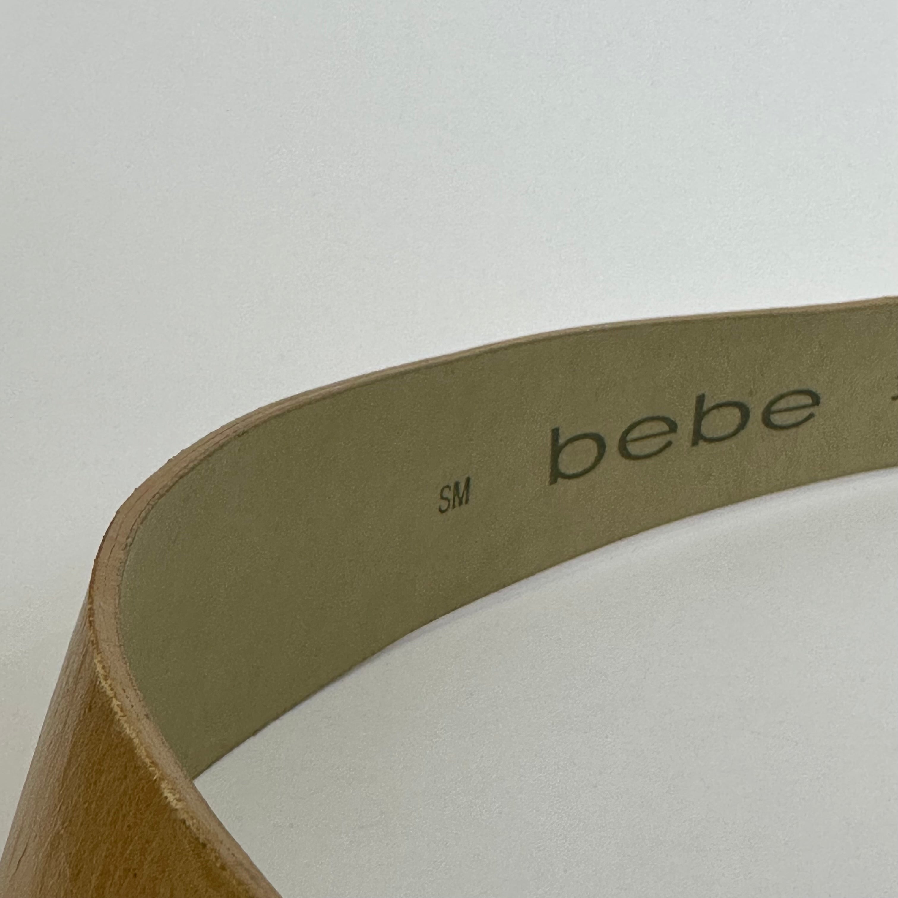 00’s Bebe Leather Butterfly Belt (S)