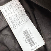 Brown Leather Double Breasted Vintage Military Jacket (L/XL)